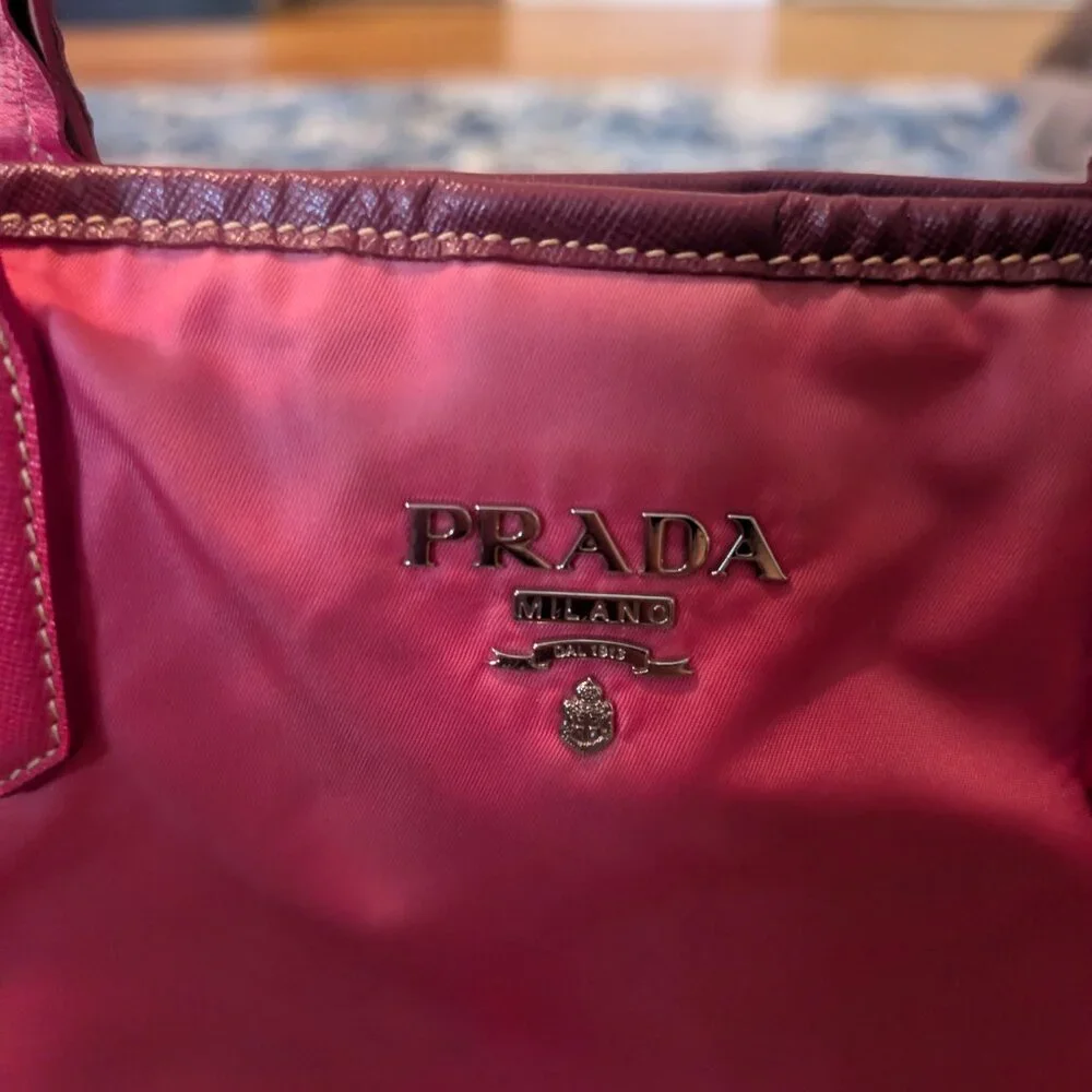 Prada Nylon Pink Tote - Picture 6 of 9